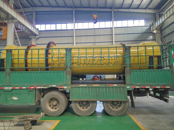 黑龍江綏化的客戶，您采購(gòu)的雞糞烘干機(jī)已發(fā)出，請(qǐng)查收